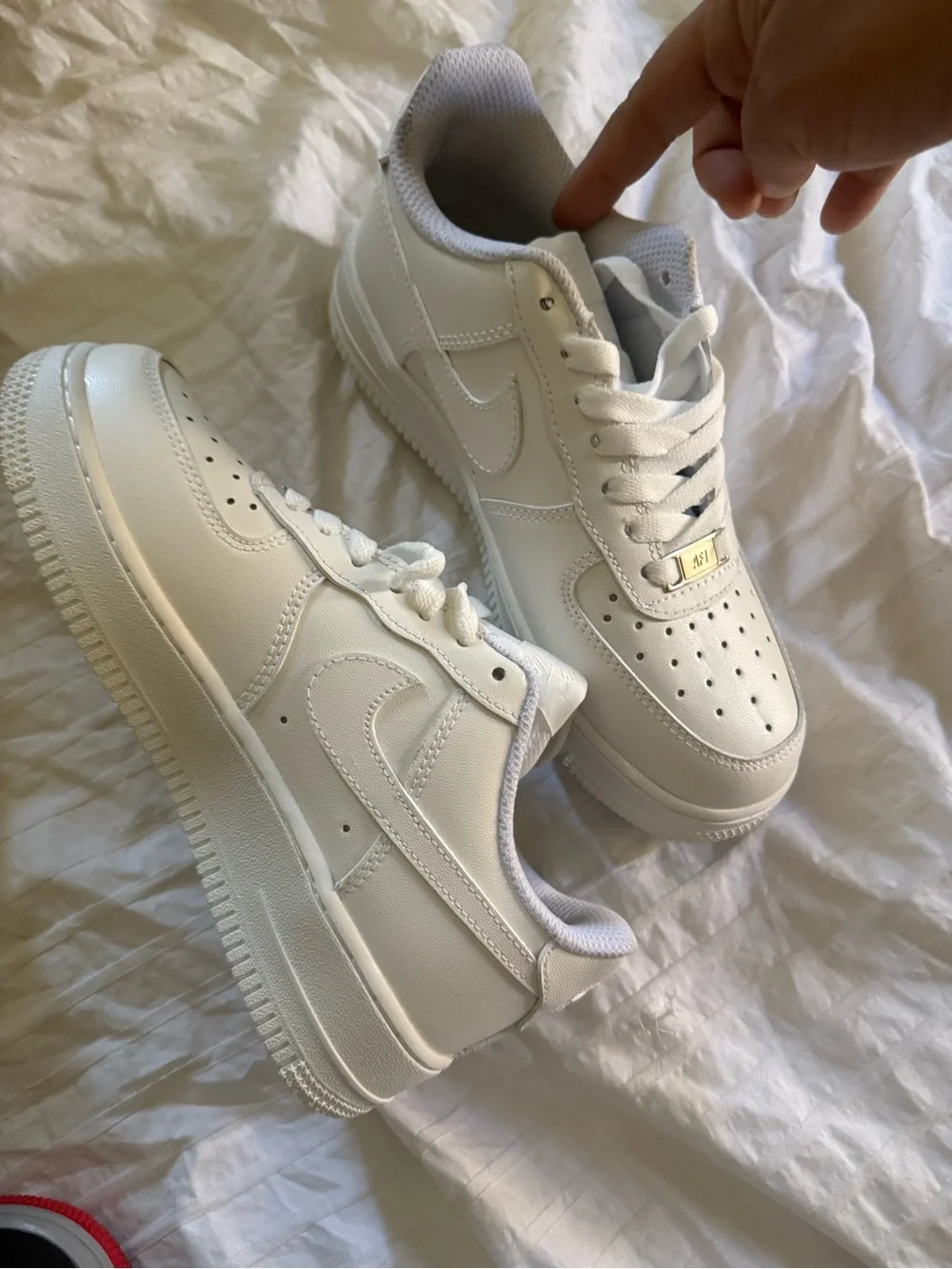 Nike Kids White Low-Top Sneakers